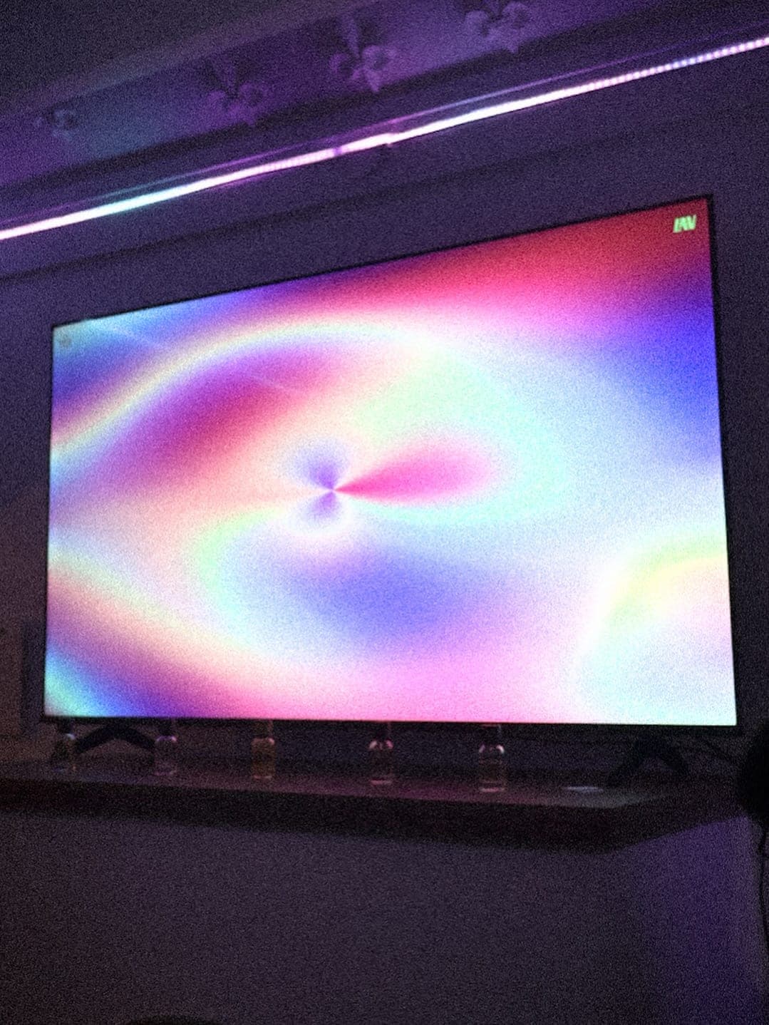The room answering in light and color